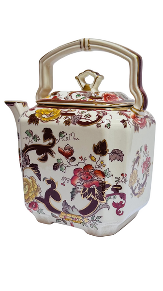 Grey Gardens Vintage Masons Brown Velvet Kettle side view