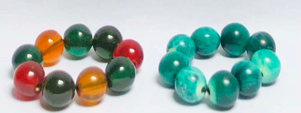 Little Edie vintage art deco bakelite bead bracelets