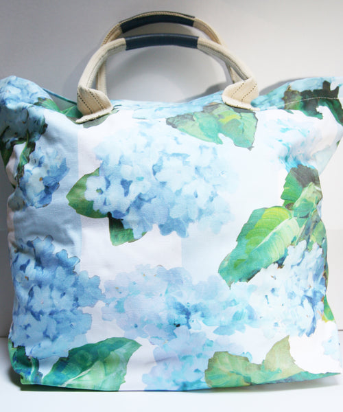 Little Edie | Blue Hydrangea Bag - Grey Gardens