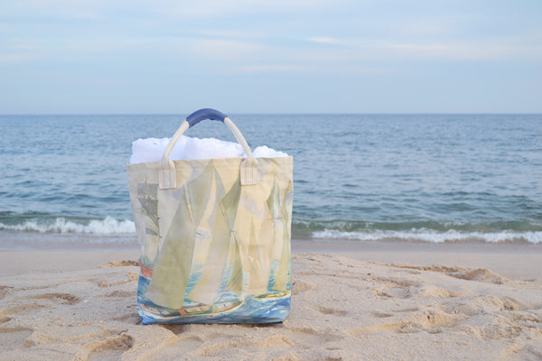 Grey Gardens® Sea Spray Canvas Tote - Grey Gardens