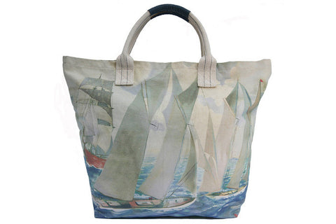 Grey Gardens® Sea Spray Canvas Tote - Grey Gardens