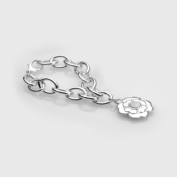 Grey Gardens Perennial Medium Charm Bracelet - Grey Gardens