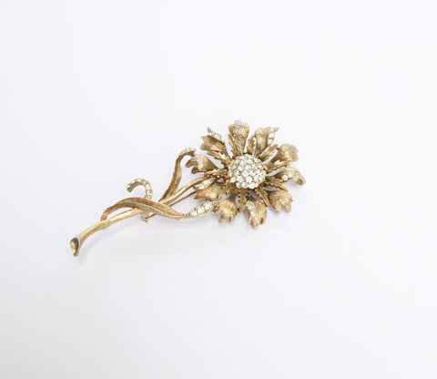 Grey Gardens | Vintage Flower Brooch - Grey Gardens