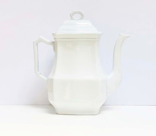 Grey Gardens White Ironstone Pitcher