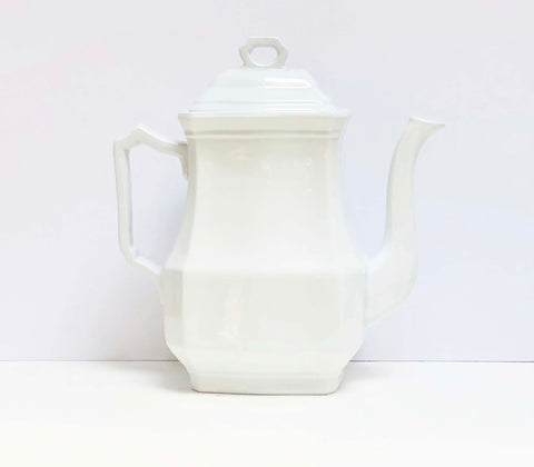 Grey Gardens White Ironstone Pitcher