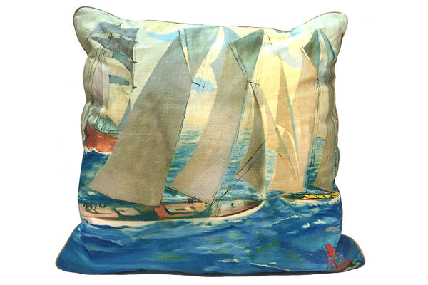 Grey Gardens Sea Spray Pillow - Grey Gardens