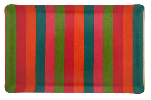 Grey Gardens®  Vintage Striped Fabric Serving Dish Tray - Grey Gardens