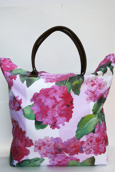 Little Edie Pink Hydrangea Tote Bag - Grey Gardens
