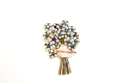 Grey Gardens Vintage Bouquet Brooch - Grey Gardens