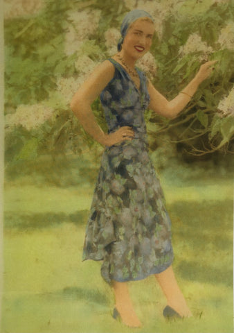 Little Edie Beale in the garden