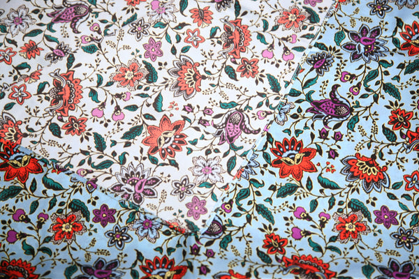 Grey Gardens Floral Scarf - Grey Gardens