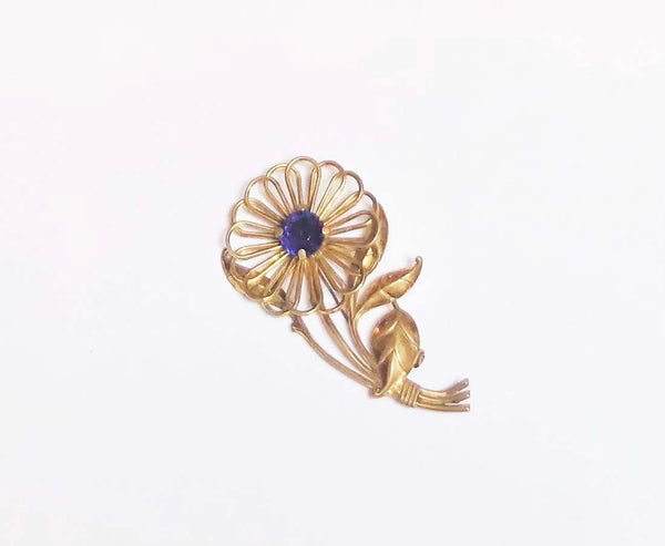 Grey Gardens Vintage flower brooch