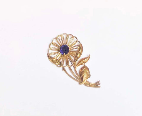 Grey Gardens Vintage flower brooch